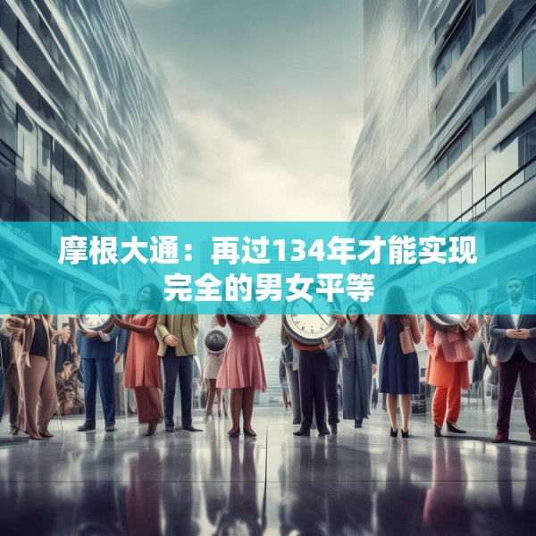 摩根大通：再过134年才能实现完全的男女平等