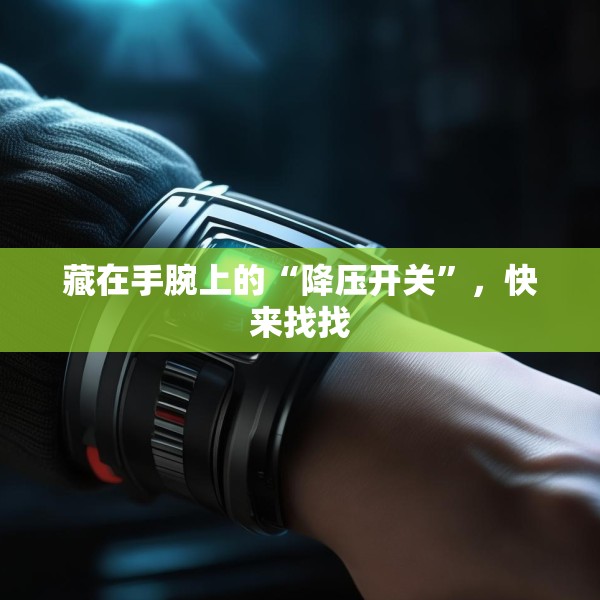 藏在手腕上的“降压开关”，快来找找