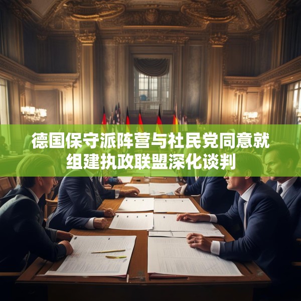 德国保守派阵营与社民党同意就组建执政联盟深化谈判
