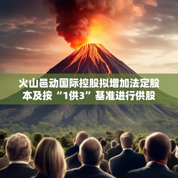 火山邑动国际控股拟增加法定股本及按“1供3”基准进行供股