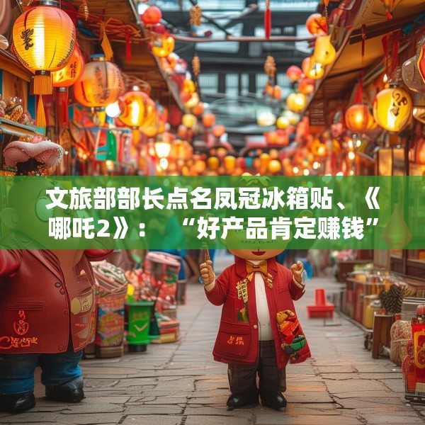 文旅部部长点名凤冠冰箱贴、《哪吒2》：  “好产品肯定赚钱”