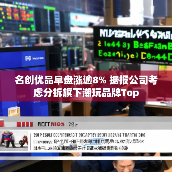 名创优品早盘涨逾8% 据报公司考虑分拆旗下潮玩品牌Top