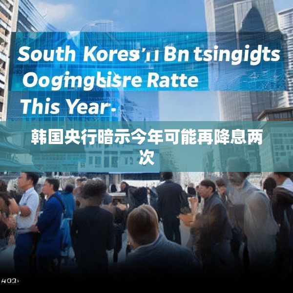 韩国央行暗示今年可能再降息两次