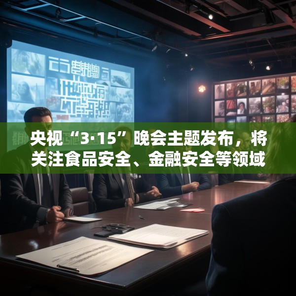 央视“3·15”晚会主题发布，将关注食品安全、金融安全等领域违法行为