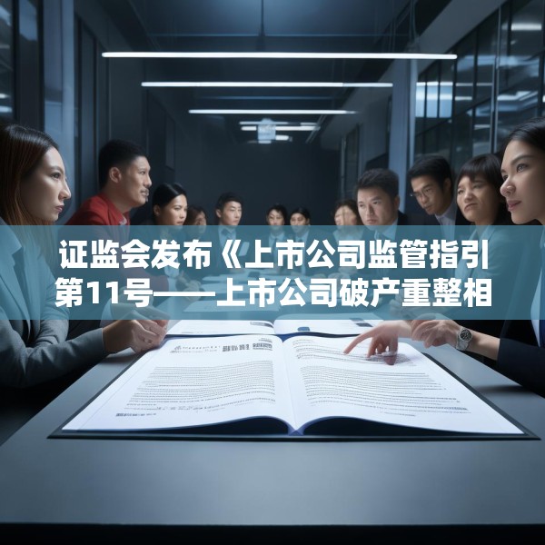 证监会发布《上市公司监管指引第11号——上市公司破产重整相关事项》