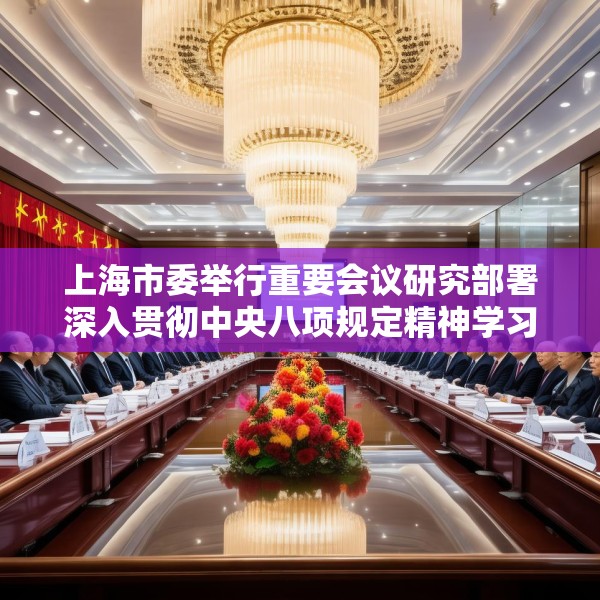 上海市委举行重要会议研究部署深入贯彻中央八项规定精神学习教育工作