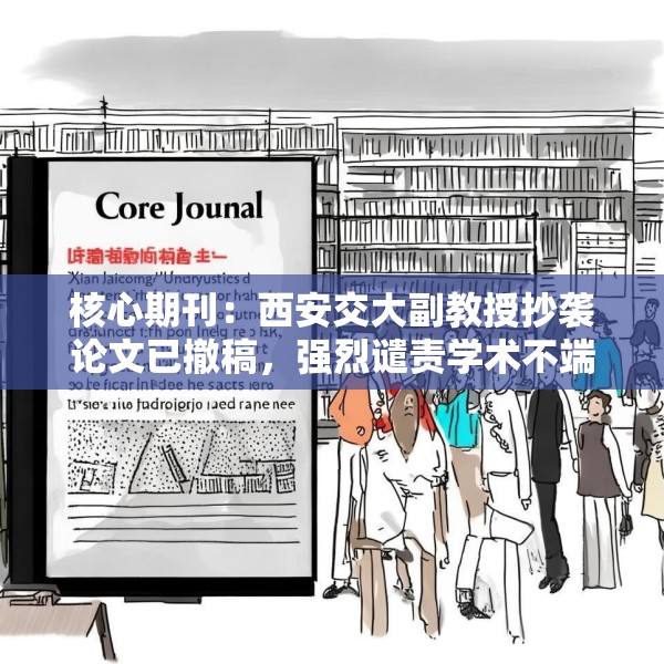 核心期刊：西安交大副教授抄袭论文已撤稿，强烈谴责学术不端
