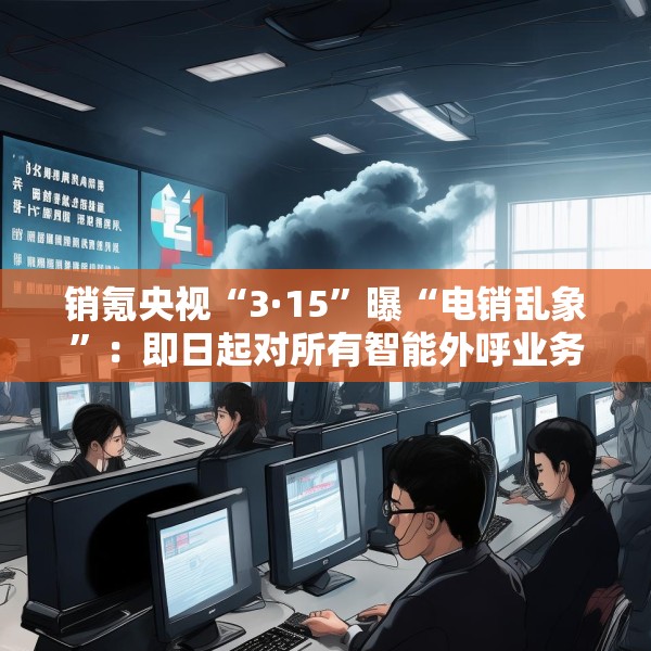 销氪央视“3·15”曝“电销乱象”：即日起对所有智能外呼业务自查自纠