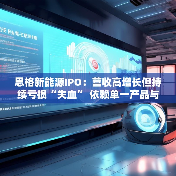 思格新能源IPO：营收高增长但持续亏损“失血” 依赖单一产品与海外市场、存流动性风险