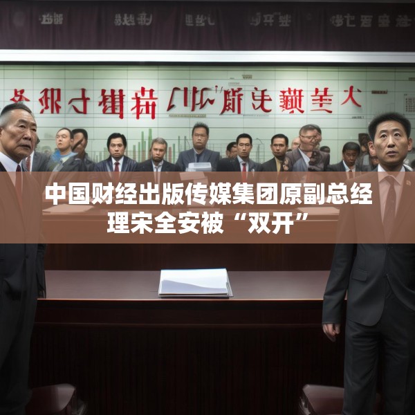 中国财经出版传媒集团原副总经理宋全安被“双开”