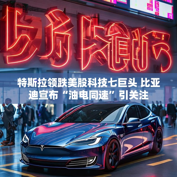 特斯拉领跌美股科技七巨头 比亚迪宣布“油电同速”引关注