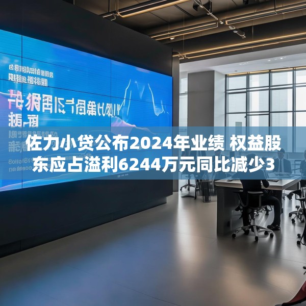 佐力小贷公布2024年业绩 权益股东应占溢利6244万元同比减少32.61%
