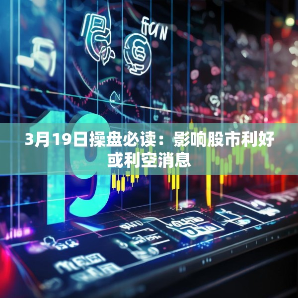 3月19日操盘必读：影响股市利好或利空消息