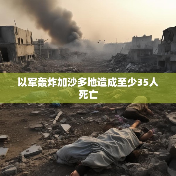 以军轰炸加沙多地造成至少35人死亡