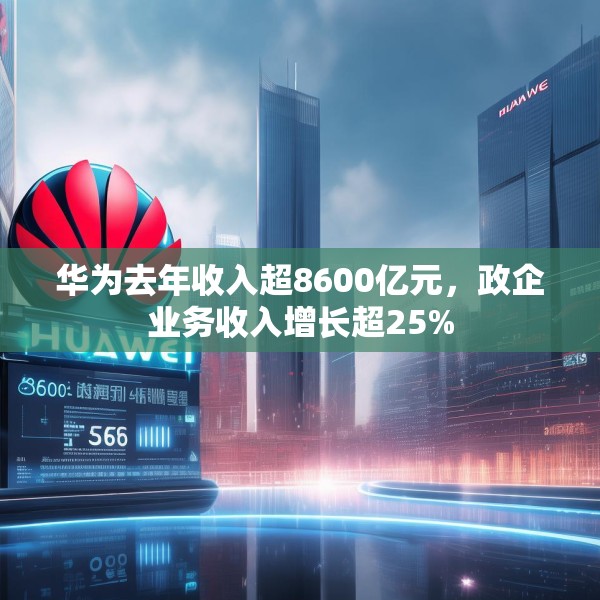 华为去年收入超8600亿元，政企业务收入增长超25%