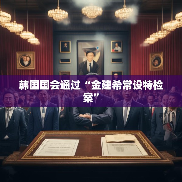 韩国国会通过“金建希常设特检案”