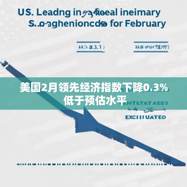 美国2月领先经济指数下降0.3% 低于预估水平