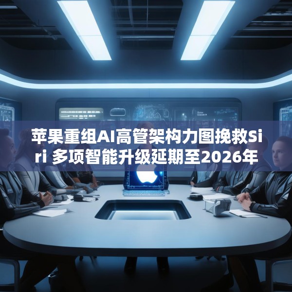 苹果重组AI高管架构力图挽救Siri 多项智能升级延期至2026年