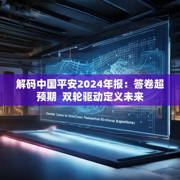 解码中国平安2024年报：答卷超预期  双轮驱动定义未来