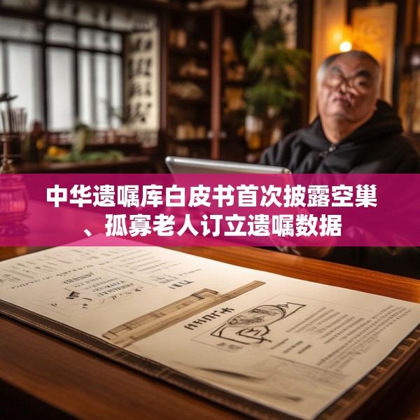 中华遗嘱库白皮书首次披露空巢、孤寡老人订立遗嘱数据 