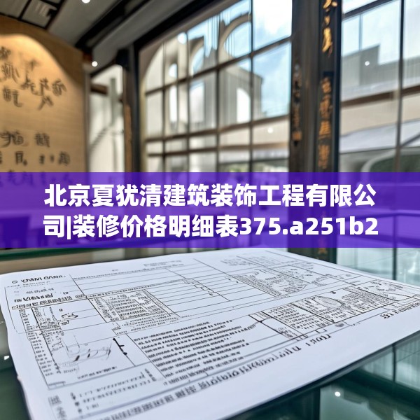 北京夏犹清建筑装饰工程有限公司|装修价格明细表375.a251b252c255fgy.262fhsg