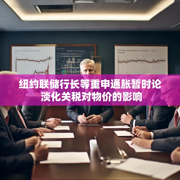 纽约联储行长等重申通胀暂时论 淡化关税对物价的影响
