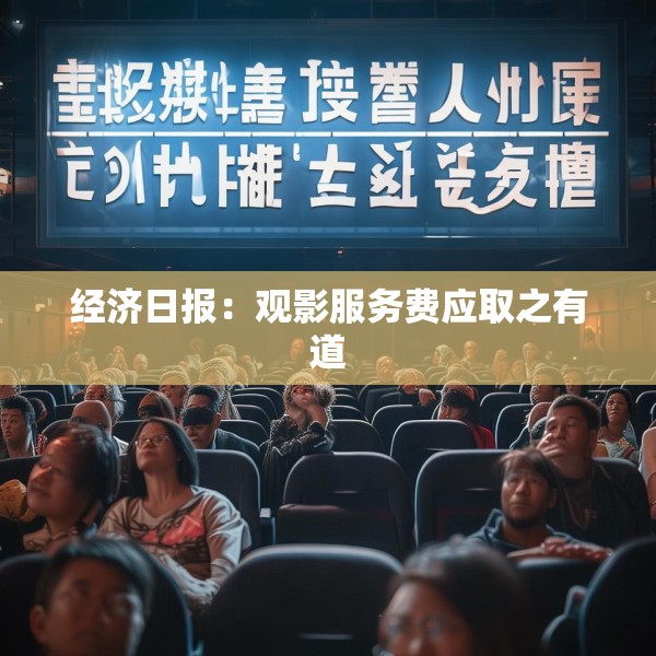 经济日报：观影服务费应取之有道