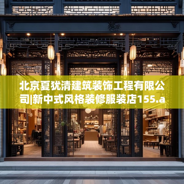 北京夏犹清建筑装饰工程有限公司|新中式风格装修服装店155.a31b32c35fgy.42cvcx