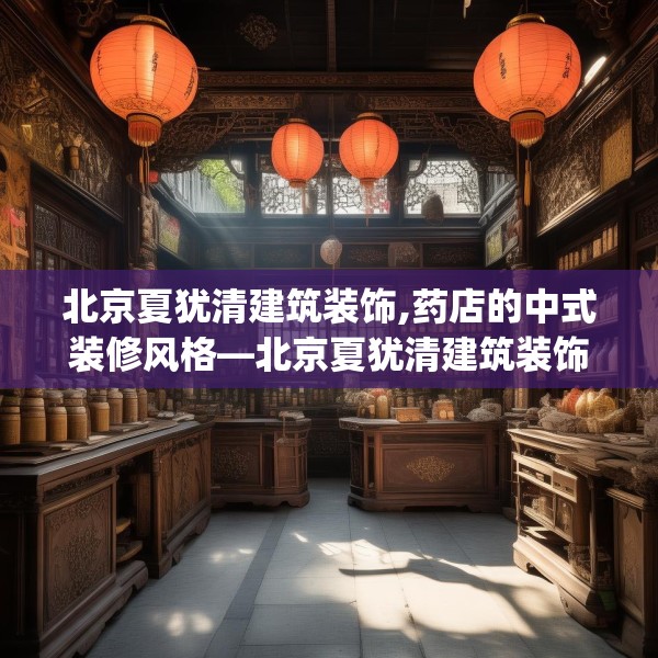 北京夏犹清建筑装饰,药店的中式装修风格—北京夏犹清建筑装饰467.a343b344c347fgy.354bnbn