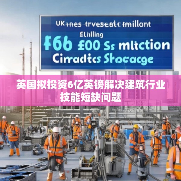 英国拟投资6亿英镑解决建筑行业技能短缺问题