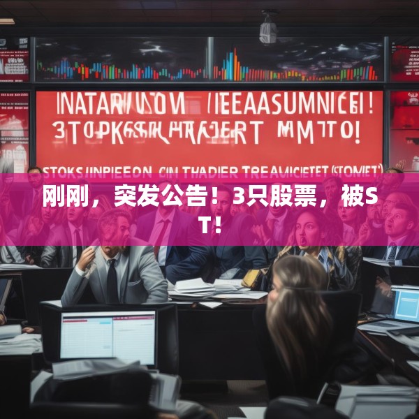 刚刚，突发公告！3只股票，被ST！