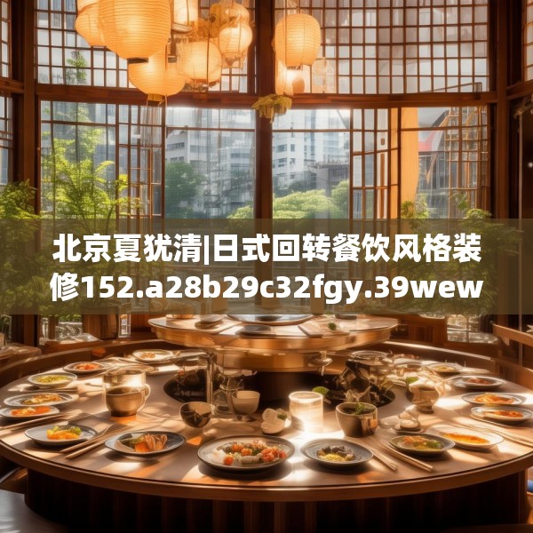 北京夏犹清|日式回转餐饮风格装修152.a28b29c32fgy.39wew