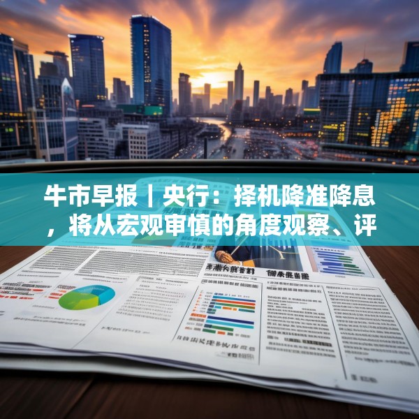 牛市早报｜央行：择机降准降息，将从宏观审慎的角度观察、评估债市运行情况