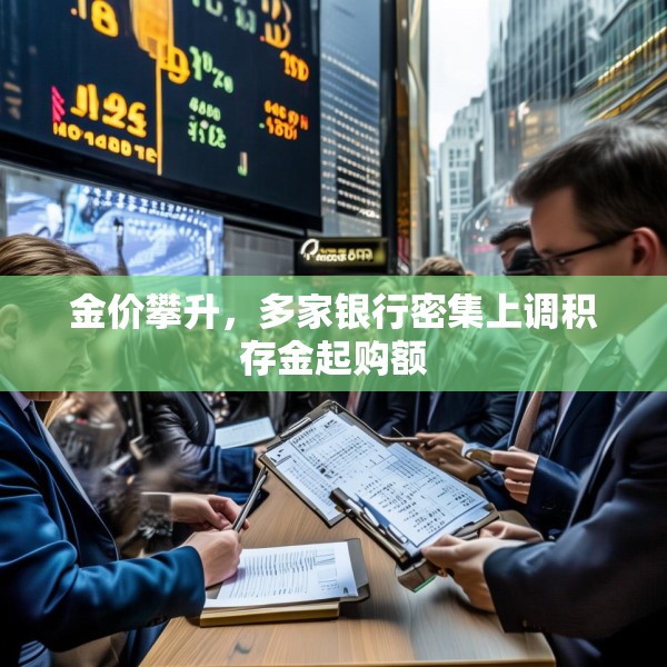 金价攀升，多家银行密集上调积存金起购额