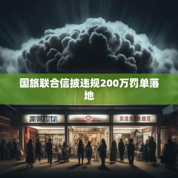 国旅联合信披违规200万罚单落地