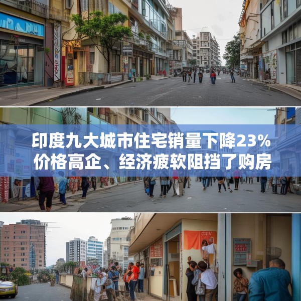 印度九大城市住宅销量下降23% 价格高企、经济疲软阻挡了购房者