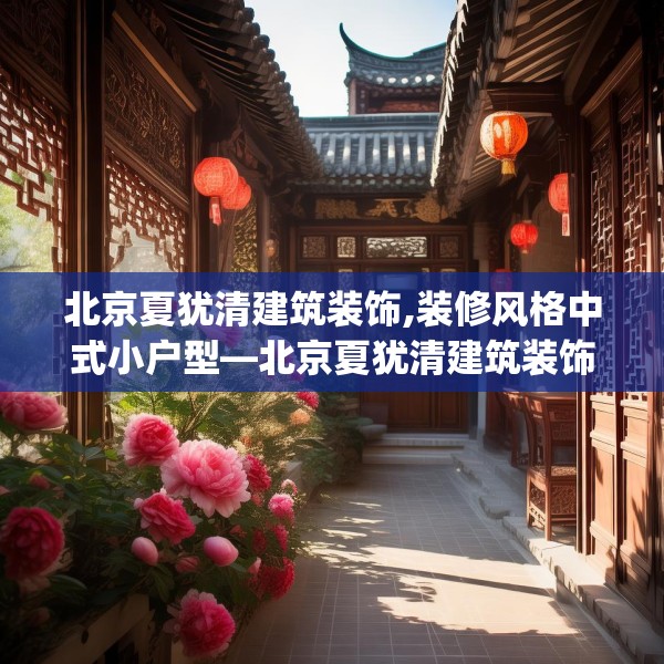 北京夏犹清建筑装饰,装修风格中式小户型—北京夏犹清建筑装饰465.a341b342c345fgy.352fhsg