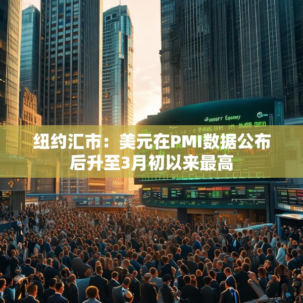 纽约汇市：美元在PMI数据公布后升至3月初以来最高