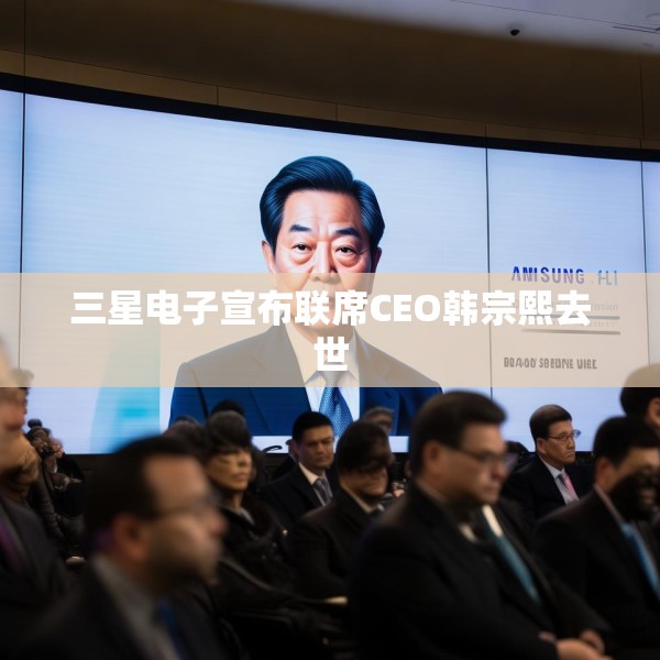 三星电子宣布联席CEO韩宗熙去世