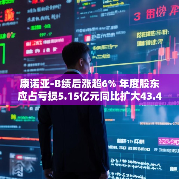 康诺亚-B绩后涨超6% 年度股东应占亏损5.15亿元同比扩大43.4%