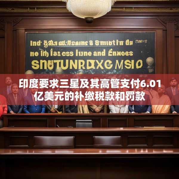 印度要求三星及其高管支付6.01亿美元的补缴税款和罚款