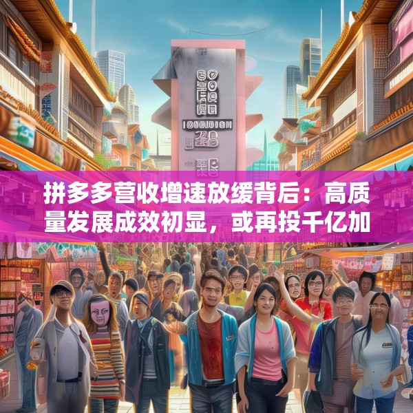 拼多多营收增速放缓背后：高质量发展成效初显，或再投千亿加码商家扶持