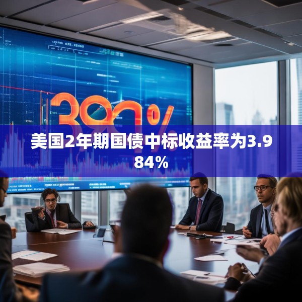 美国2年期国债中标收益率为3.984%