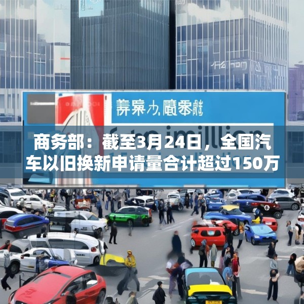 商务部：截至3月24日，全国汽车以旧换新申请量合计超过150万份