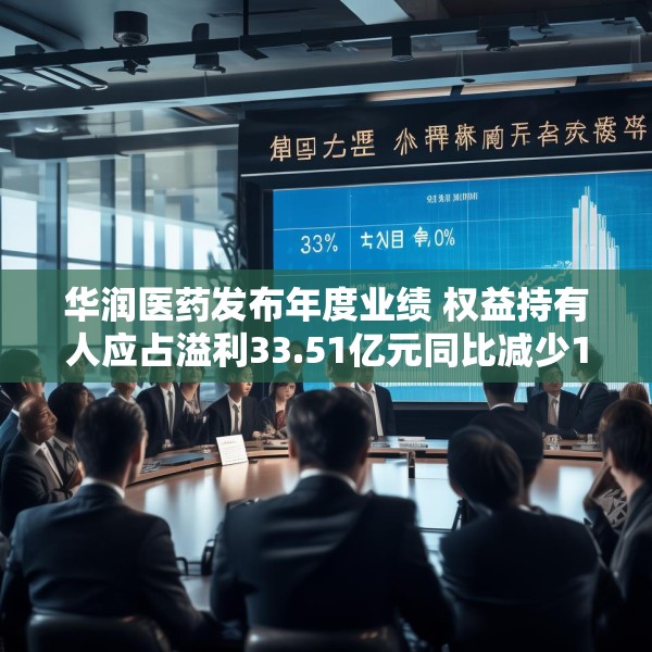 华润医药发布年度业绩 权益持有人应占溢利33.51亿元同比减少13.06%