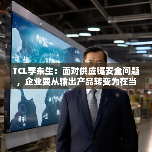 TCL李东生：面对供应链安全问题，企业要从输出产品转变为在当地建立产业和供应链体系