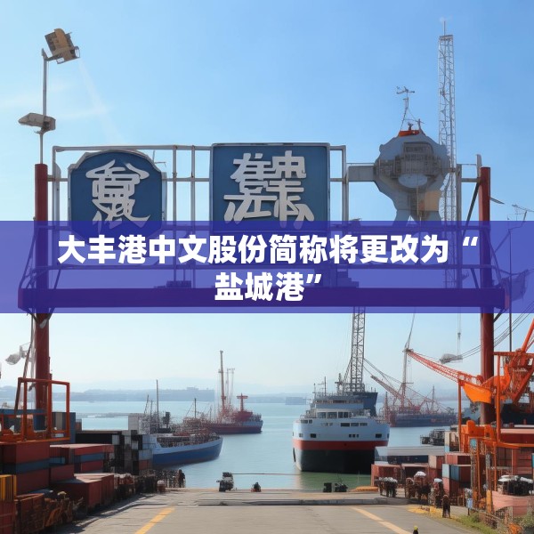 大丰港中文股份简称将更改为“盐城港”