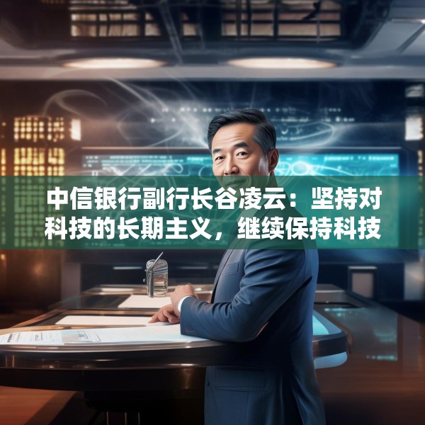 中信银行副行长谷凌云：坚持对科技的长期主义，继续保持科技投入