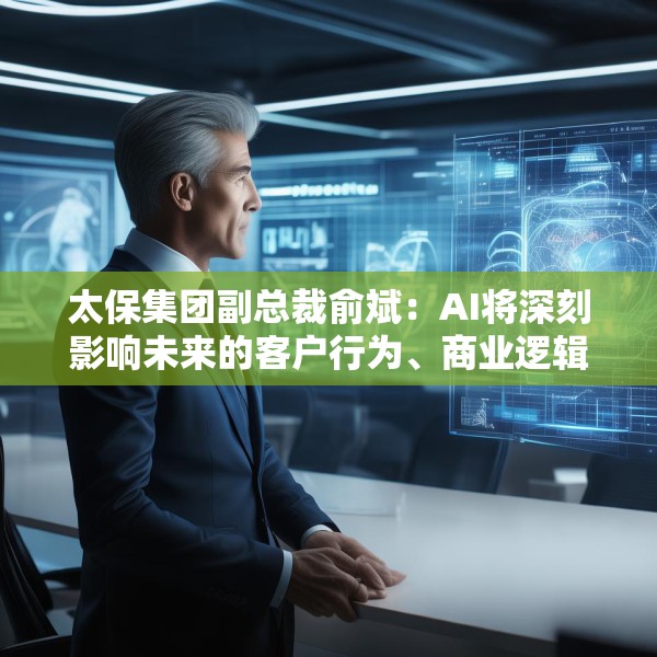 太保集团副总裁俞斌：AI将深刻影响未来的客户行为、商业逻辑和竟争态势