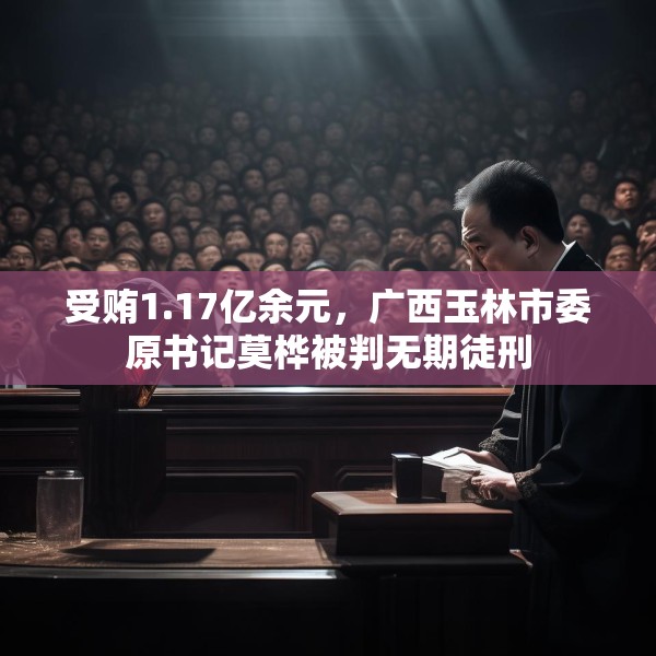 受贿1.17亿余元，广西玉林市委原书记莫桦被判无期徒刑